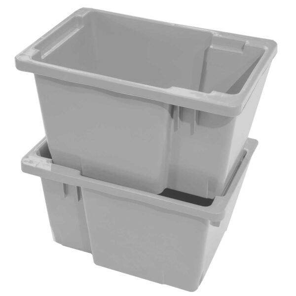 21 x 14 x 12 Solid Stack and Nest Container