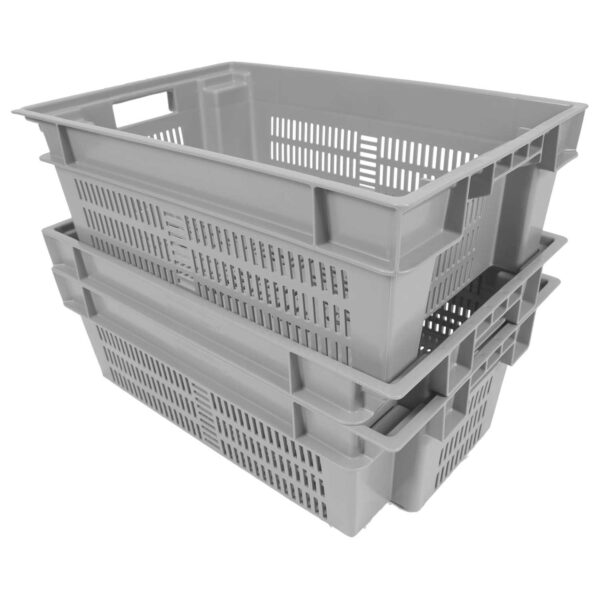 24 x 16 x 8 Vented Stack and Nest Container