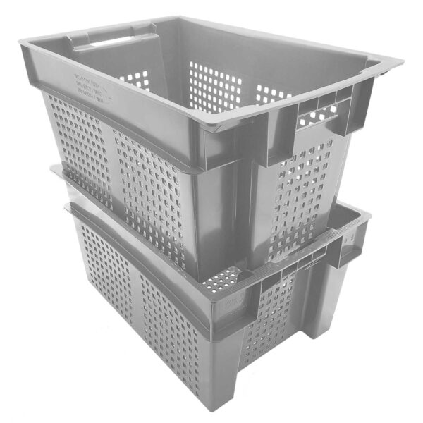 24 x 16 x 12 Vented Stack and Nest Container