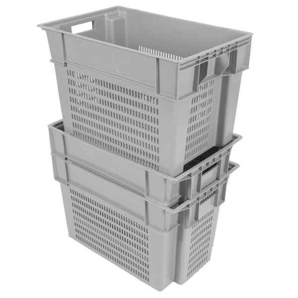 24 x 16 x 16 Vented Stack and Nest Container