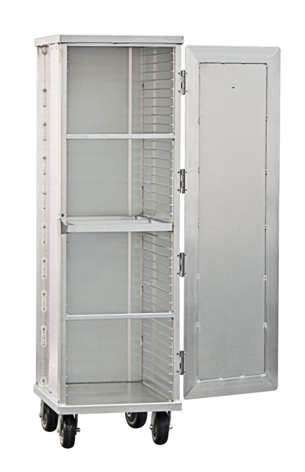 Heavy Duty Enclosed Transport Cabinet Opened